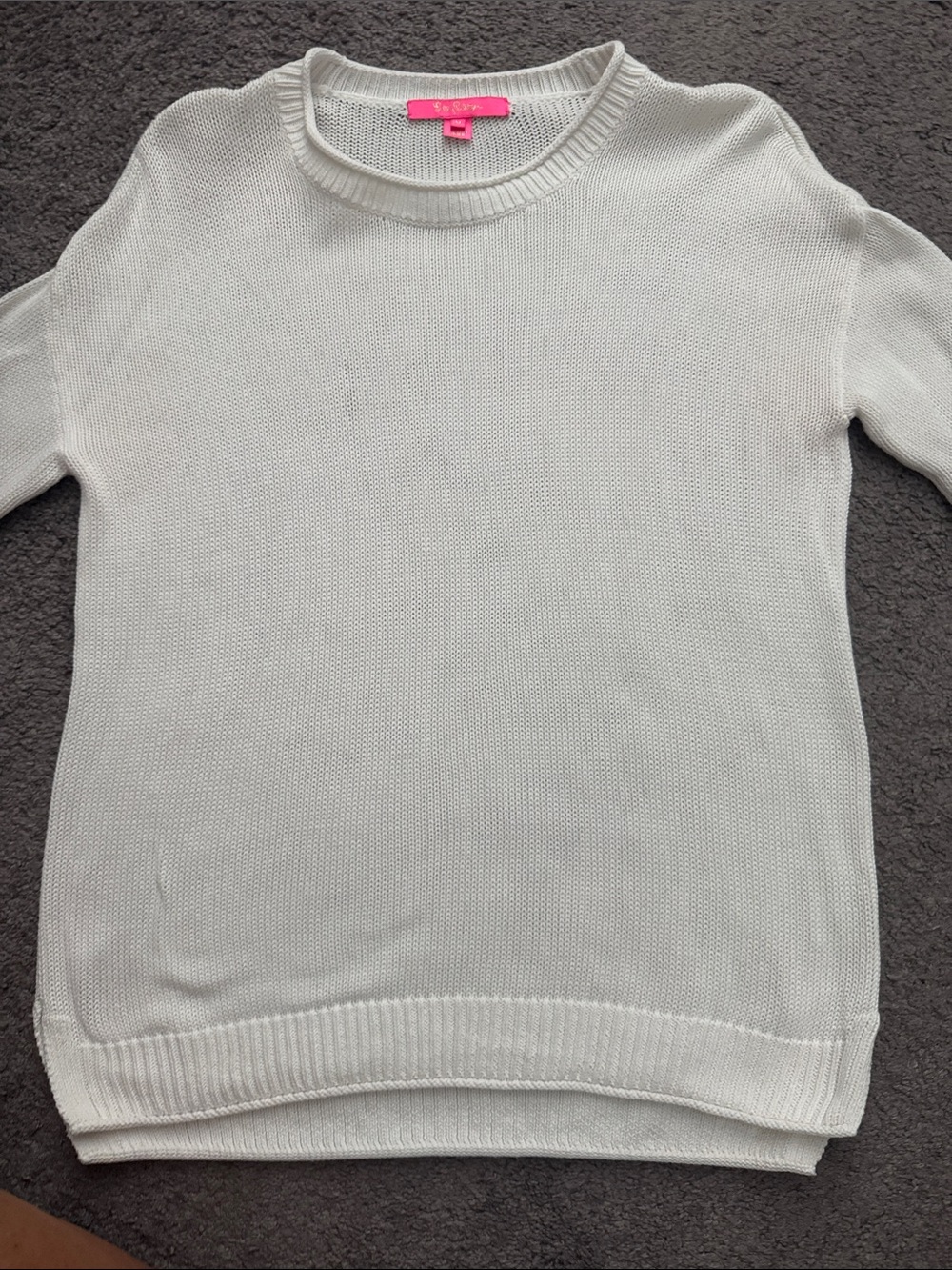 Lilly Pulitzer Crewneck Bayport White sweater